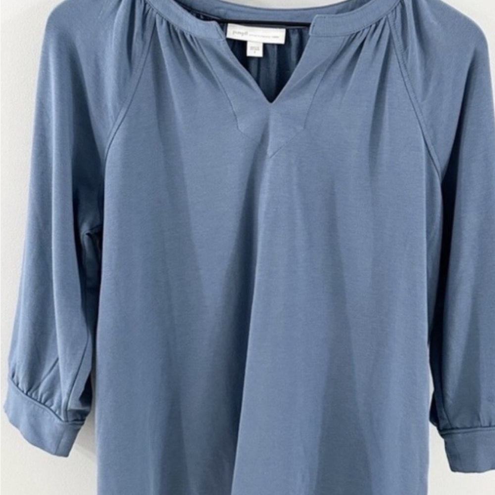 J Jill Pure Jill Affinity Knit top blue